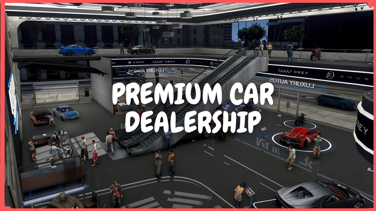 Luxury Auto's MLO FiveM | Premium Car Dealership | Open Source